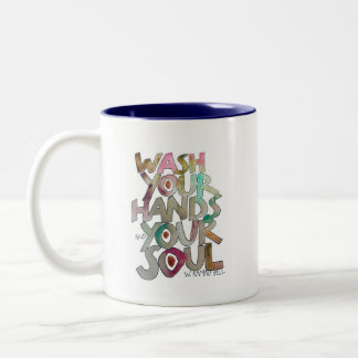 Bicolor Lávate las manos y tu taza Soul