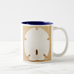 Bicolor Leyenda de la taza del dólar de arena (sola