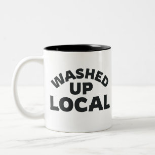 Bicolor Local Desaparecido Taza Clásica con Tipografía N