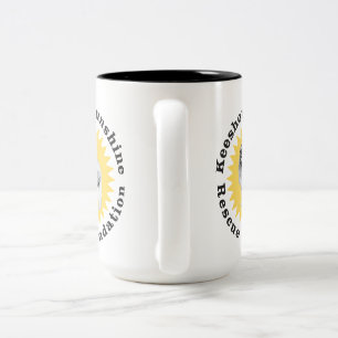 Bicolor Logotipo de KSRF taza de 15 onzas