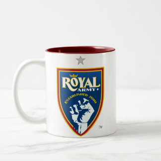 Bicolor Logotipo real del ejército/SLTID rojo en la taza