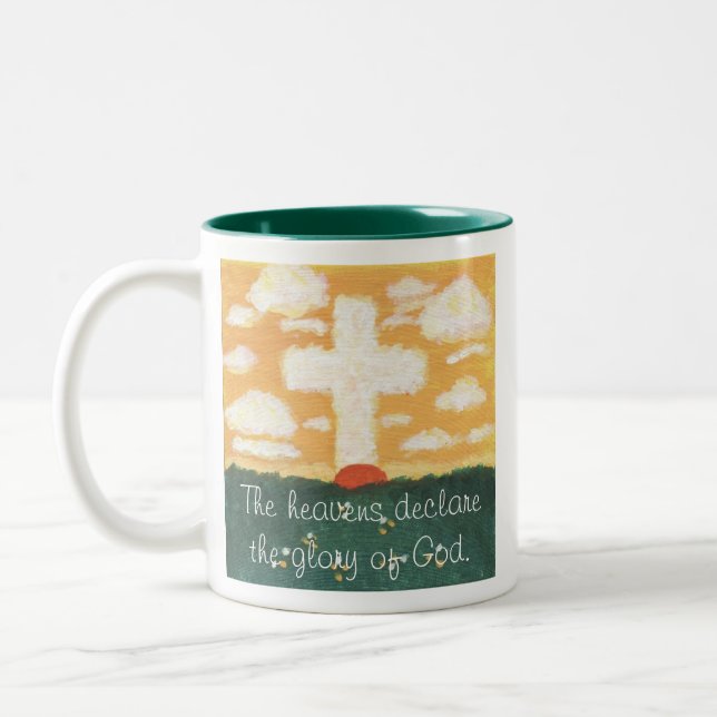 Bicolor Los cielos declaran la taza (Izquierda)