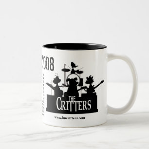Bicolor ¡Los Critters! TAZA (derecha)