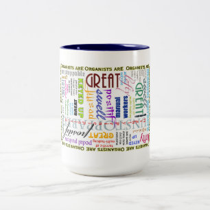 Bicolor Los organistas son todo taza