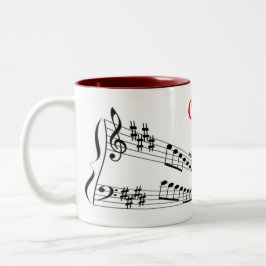 Bicolor Los "viejos organistas nunca mueren" taza