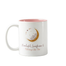 Luz de la luna, sol y mañanas como esta taza