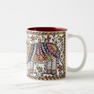 Bicolor Madhubani inspiró la taza del té