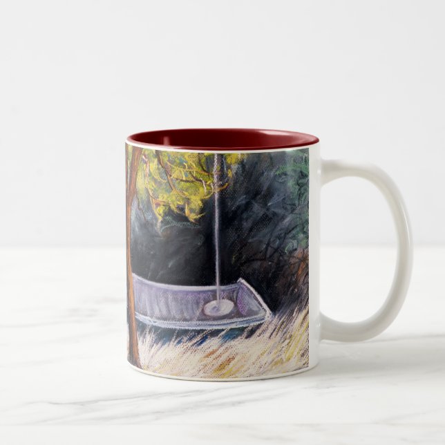 Bicolor Madrona y la taza de té Boat (Derecha)