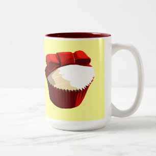 Bicolor Magdalena roja del terciopelo con la taza del arco