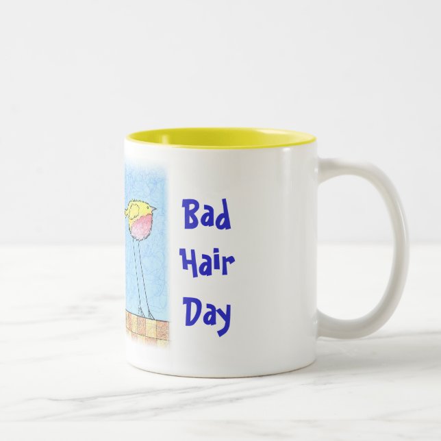 Bicolor Mala taza del día del pelo (Derecha)