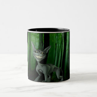 Bicolor Mala taza del gatito