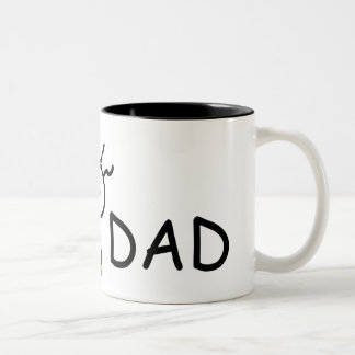 Bicolor MALA taza del PAPÁ