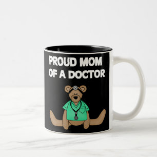 Bicolor Mamá orgullosa de la taza del médico