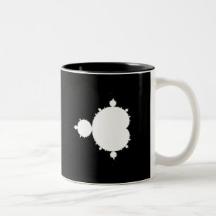 Bicolor Mandelbrot original fijó 02 - taza del fractal