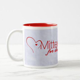 Bicolor Manoplas para la taza de café de Detroit