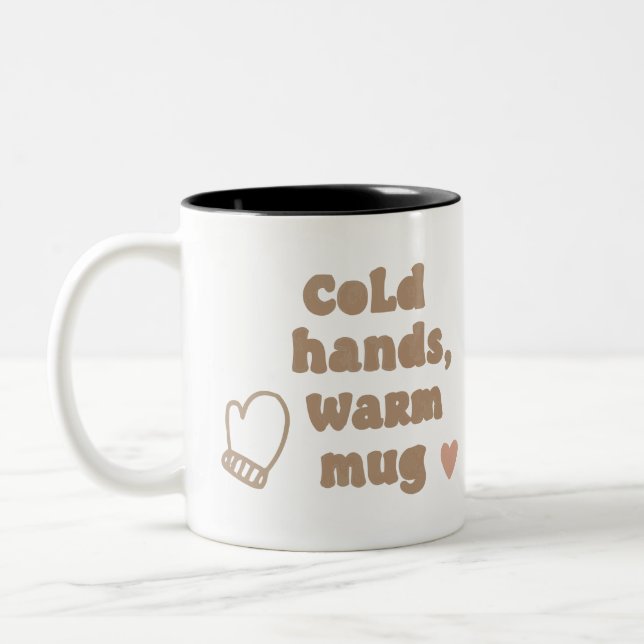 Bicolor Manos Frías, Taza Cálida (Izquierda)
