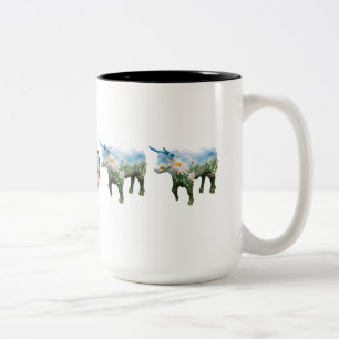Bicolor "Margarita" taza de 15 onzas