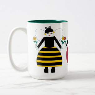 Bicolor Mariquita de Martzkin y taza con errores de la