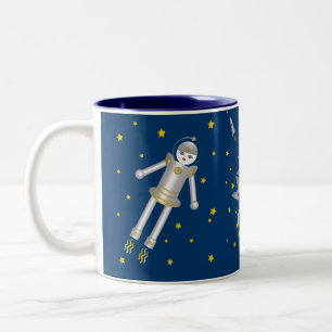 Bicolor Martzkins en taza del espacio exterior