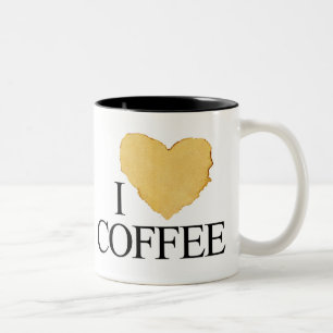 Bicolor me encanta la taza de café