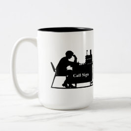 Bicolor ¡Me pienso por lo tanto personalizar de la taza