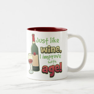 Bicolor Mejore con la taza de la edad
