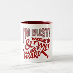 Bicolor Mentes para torcer la taza - elegir estilo y color