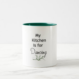 Bicolor Mi cocina está para la taza de baile