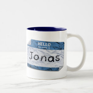 Bicolor mi nombre es taza de Jonas