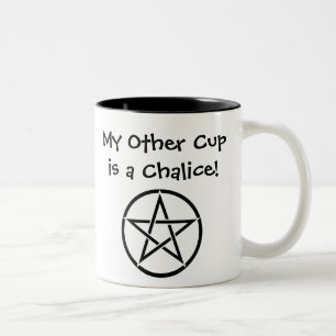 Bicolor ¡Mi otra taza es una cáliz! Taza/taza paganas de