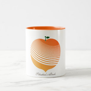 Bicolor Mi taza jugosa del melocotón