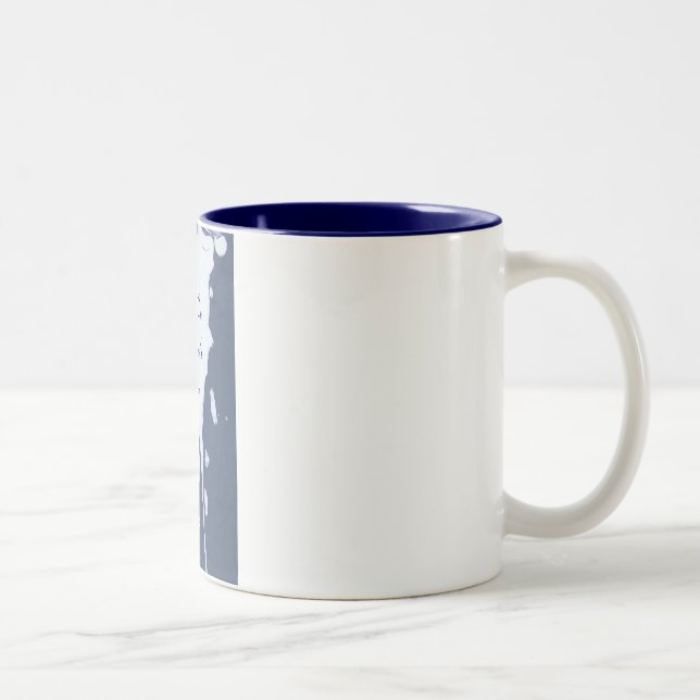 Bicolor Mi taza Runneth sobre la taza (Derecha)