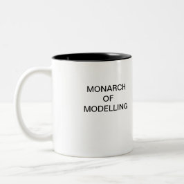 Bicolor MONARCA de MODELAR la taza de café
