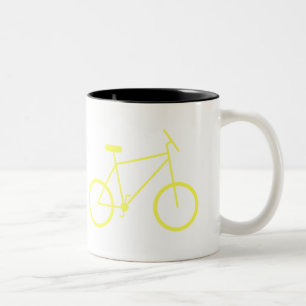 Bicolor Monto mi bici para trabajar la taza