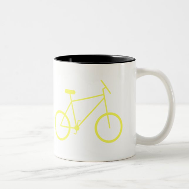Bicolor Monto mi bici para trabajar la taza (Derecha)