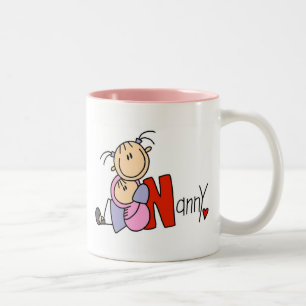 Bicolor N está para la taza de la niñera