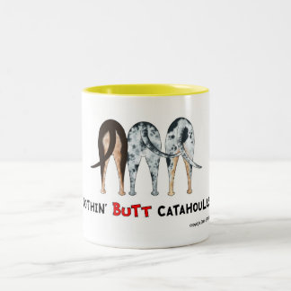 Bicolor Nada empalma la taza de Catahoulas