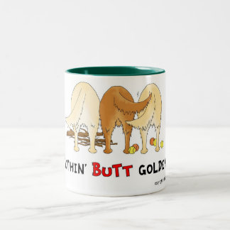 Bicolor Nada empalma la taza de Goldens