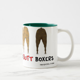 Bicolor Nada empalma la taza de los boxeadores