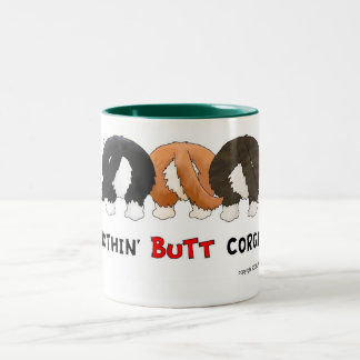 Bicolor Nada empalma la taza de los Corgis