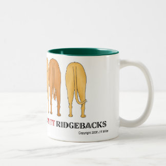 Bicolor Nada empalma la taza de Ridgebacks