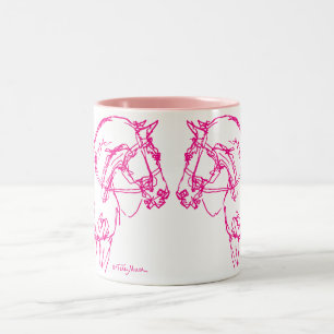 Bicolor Nariz para sospechar la taza