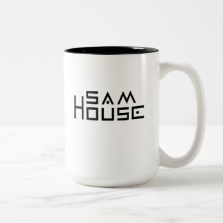 Bicolor Negro taza del Dos-Tono de 15 onzas