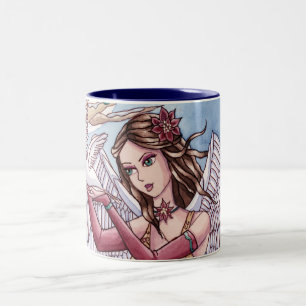 Bicolor Neva - taza del ángel del navidad