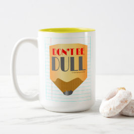 Bicolor No seas aburrido - Taza de café 15oz