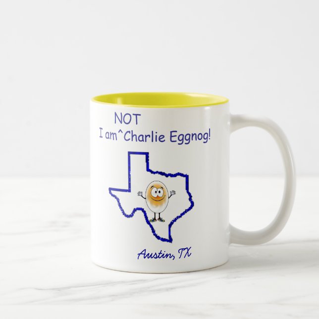 Bicolor No taza de la yema de Charlie (Derecha)