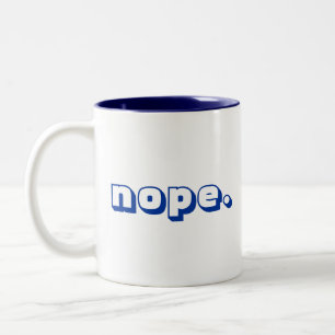 Bicolor nope. Taza