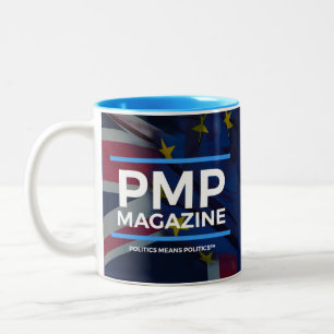 Bicolor Nuevas banderas de la taza UK/EU de la revista del