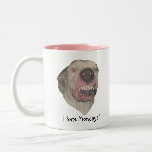 Bicolor Odio la taza de lunes