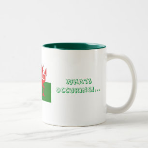 Bicolor ¡Oh! ¡, Qué está ocurriendo! … taza de la ba
